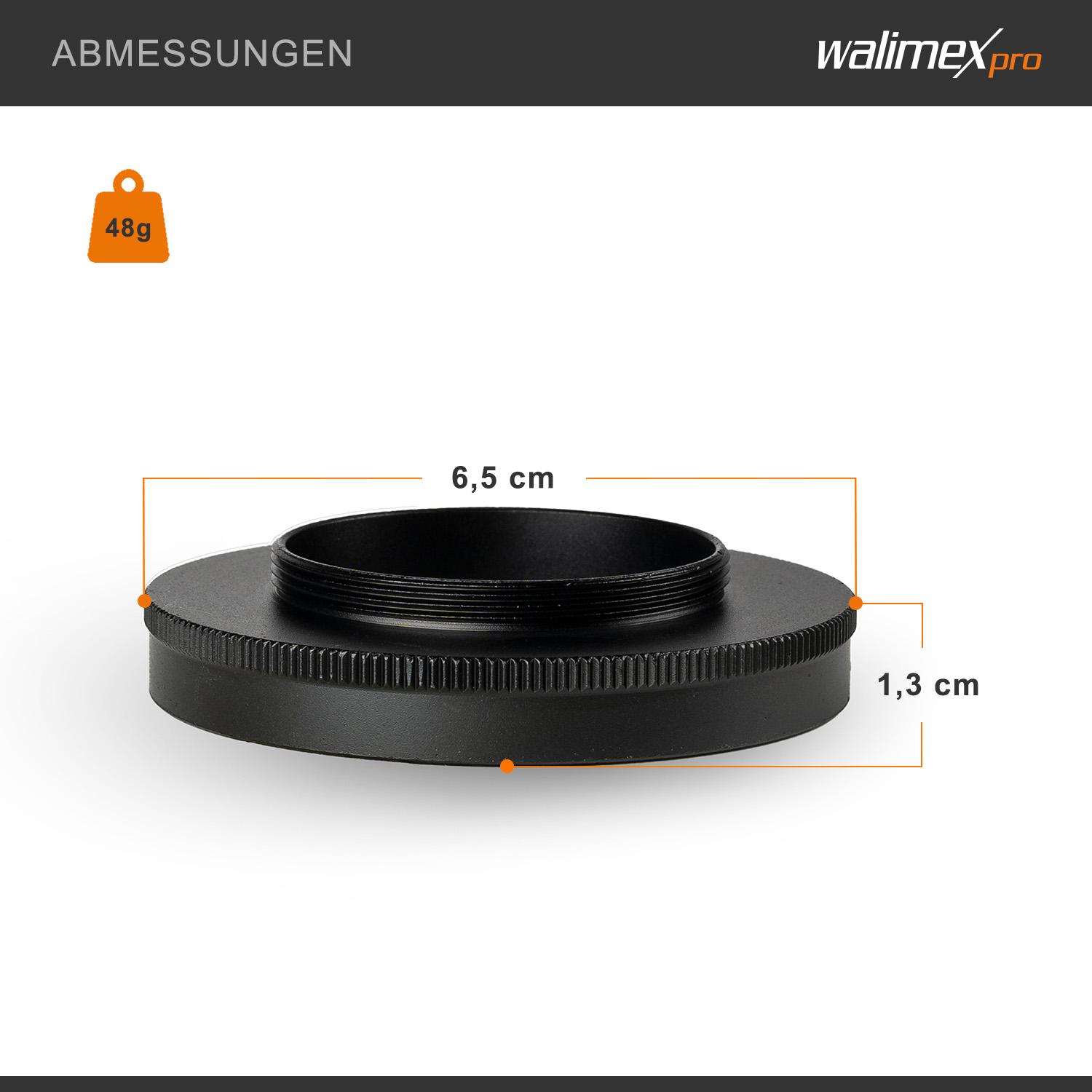 Thumbnail - Walimex pro T2 Adapter auf M42, Objektivadapter, Schwarz