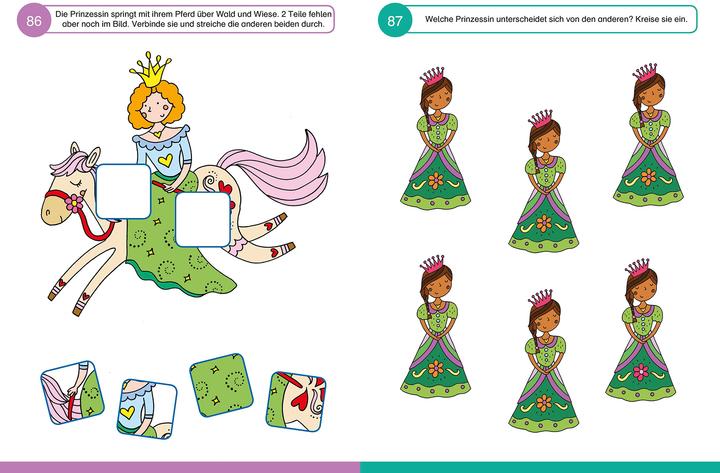 Produktbild 100 Gute-Laune-Rätsel - Prinzessinnen und Feen (Deutsch, Joshua Schulz, Loewe Kreativ, Loewe Lernen und Rätseln, 2019)
