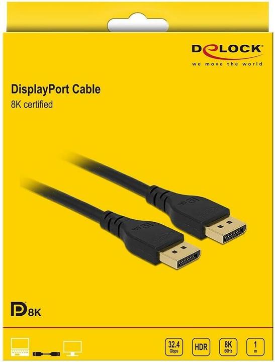 Actual product image Delock DisplayPort — DisplayPort (1 m)