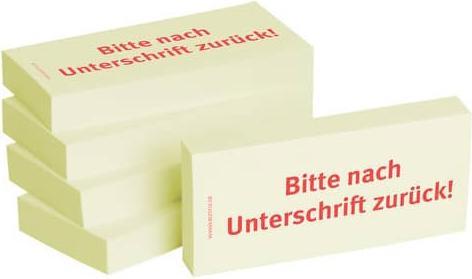 Image du produit Bizstix Note 'Sous-sc.retour' 75x35mm (75 x 35 mm)