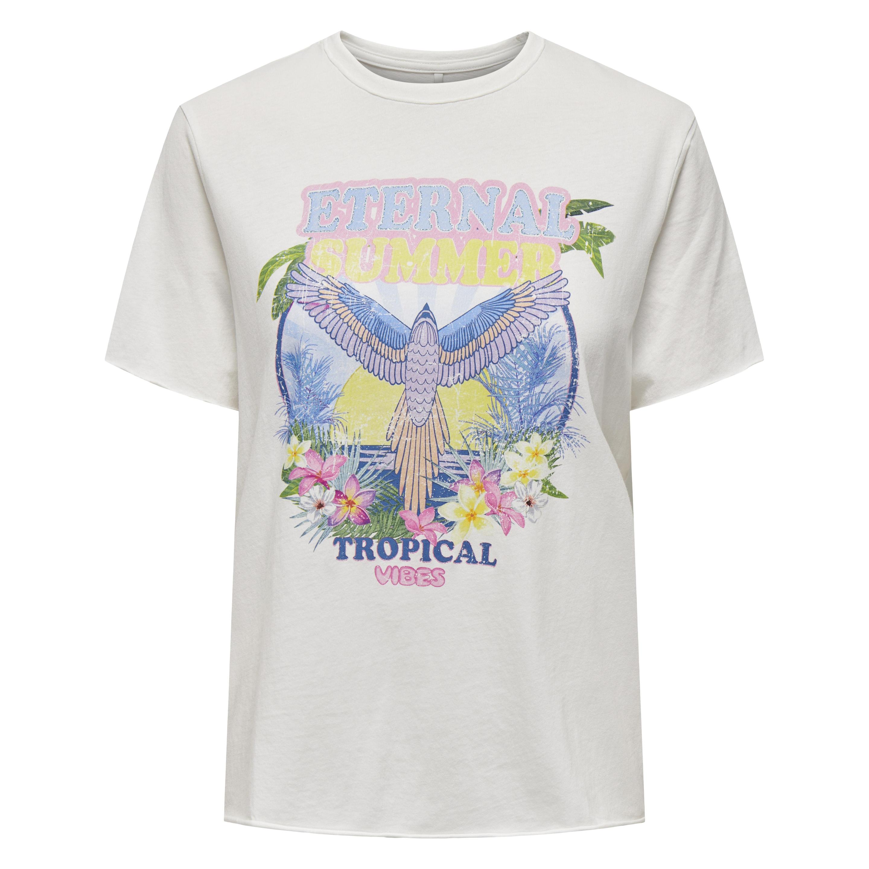 Only, Damen, Blusen, Onllucy Life Reg S/S Top Jrs Noos, Weiss, (S)