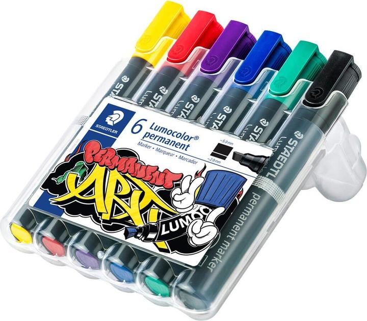 Immagine prodotto Staedtler 350 Lumocolor perm marker 6pcs (6x)