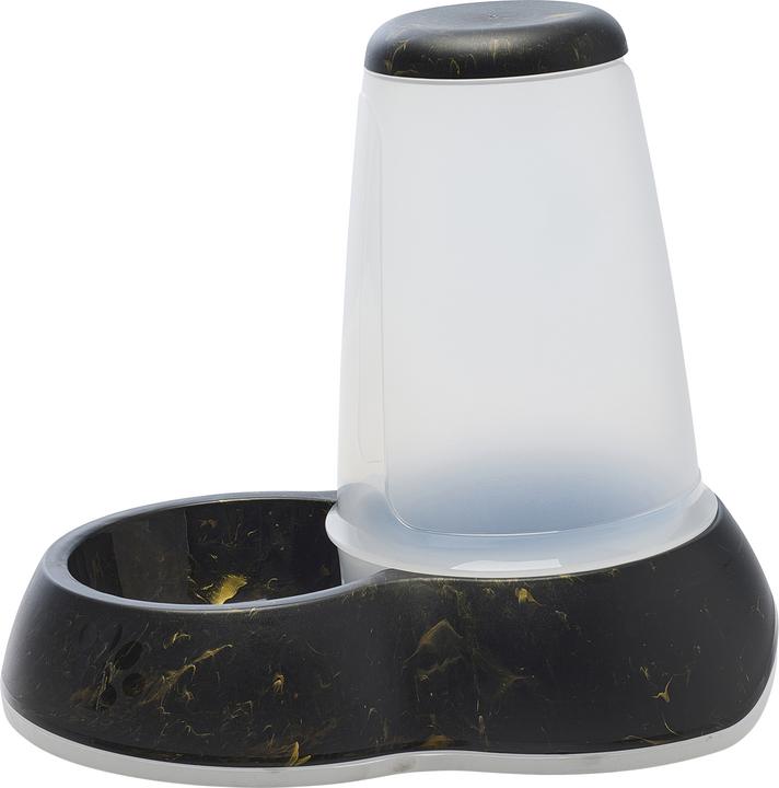 Image du produit Savic Distributeur alimentaire Loop Marbre Noir / Or