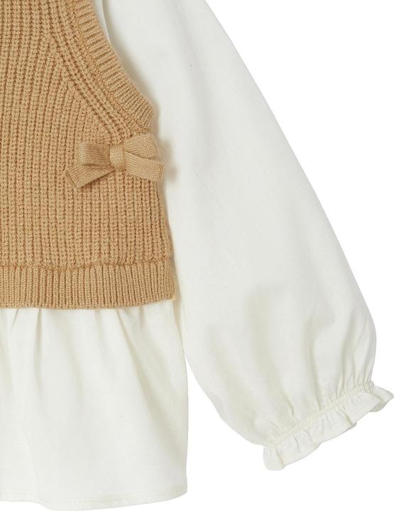 Produktbild Vertbaudet Set: 2-in-1-Pullover Cordshorts & Halstuch (62)