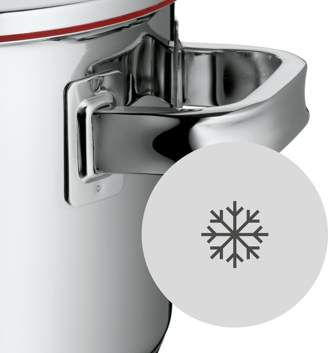 Produktbild WMF Bratentopf FUNCTION 4 Platin (24 cm, Bräter + Schmortopf, Edelstahl)