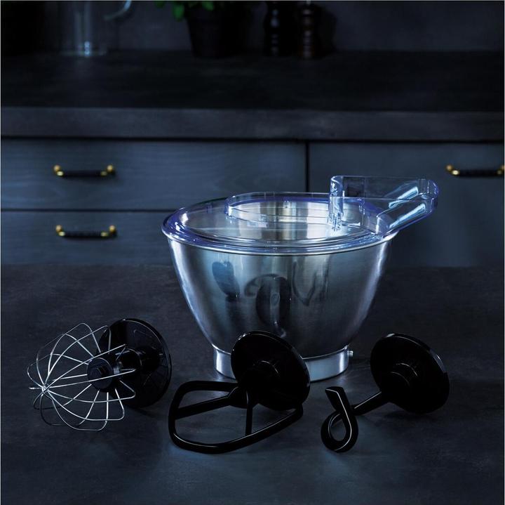 Produktbild AEG KM 3300 Küchenmaschine 4 l Schwarz 800 W (KM 3300) (800 W, 4 l)