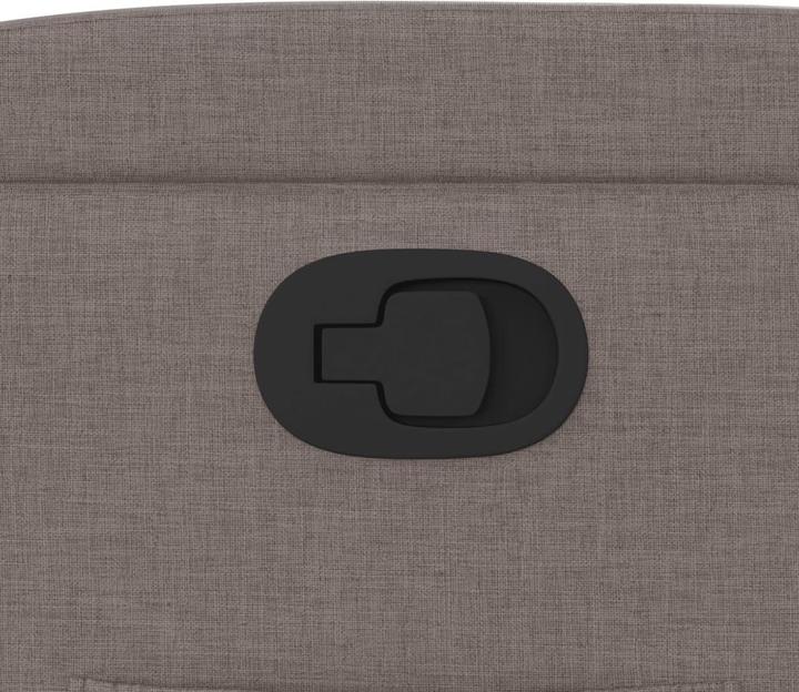 Actual product image vidaXL Recliner with stand-up aid fabric