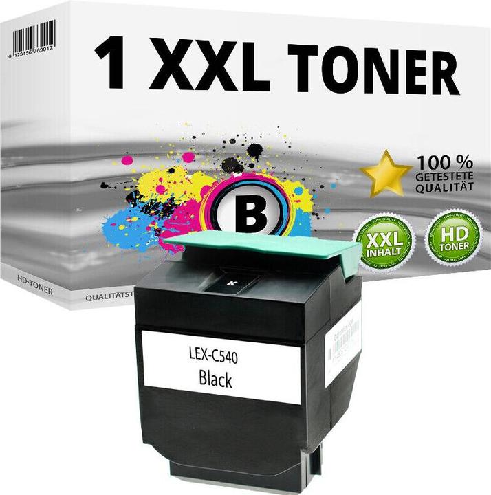 Produktbild Druckfuxx 1x XL Toner für LEXMARK C540 C540N C543DN C544DN C544DTN C544DW C544N