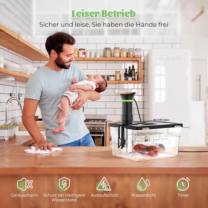 Immagine prodotto Vpcok Direct Sous Vide Stick mit LCD Touchdisplay