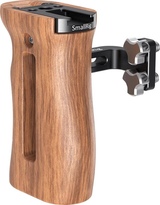 SmallRig 2093B Poignée latérale universelle en bois (Poignée)