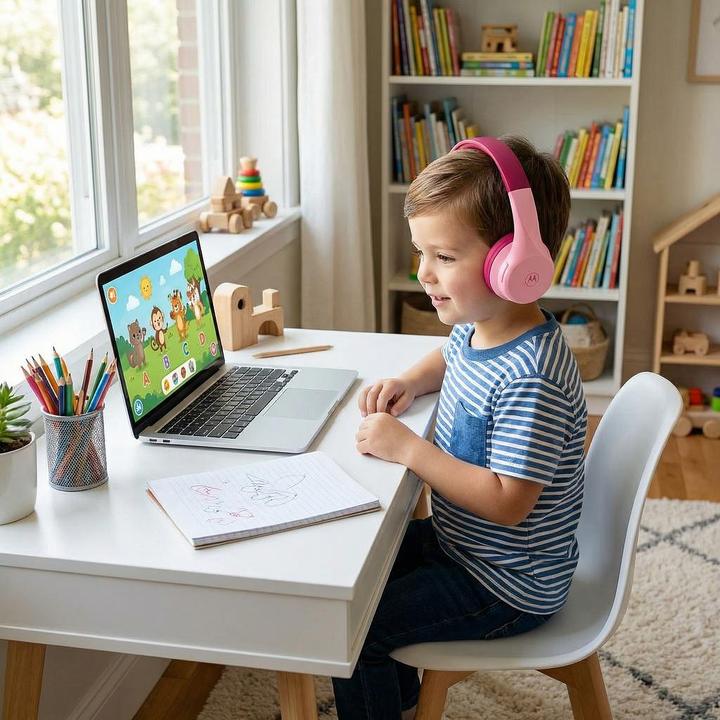 Actual product image Motorola Headphone MOTO JR300 PNK