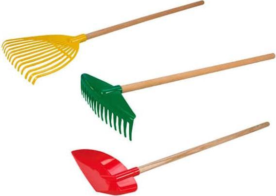 Produktbild Lena Gartengeräte mit Holzstiel - Rechen, Schaufel oder Laubrechen - 1 Stück