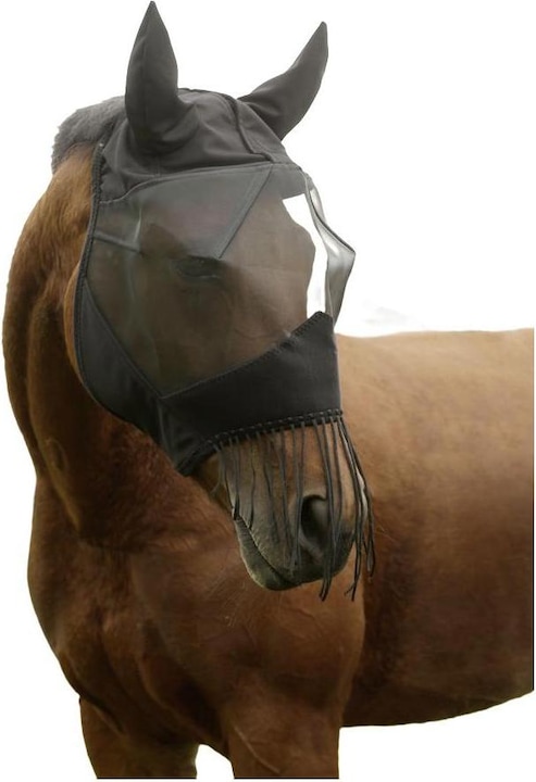 Actual product image Kerbl Fly mask with ear protection and nylon cords