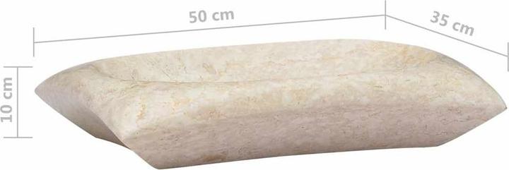 Actual product image vidaXL Washbasin (350 mm, 500 mm)