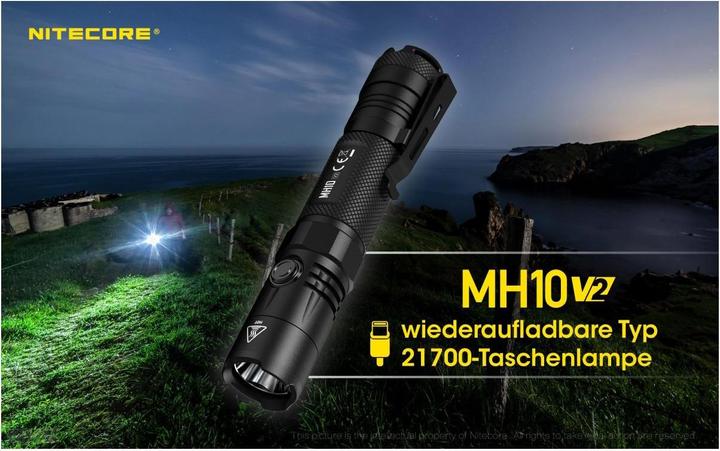 Immagine prodotto Nitecore MH10 V2 - 1200 lumen (14.70 cm, 1200 lm)
