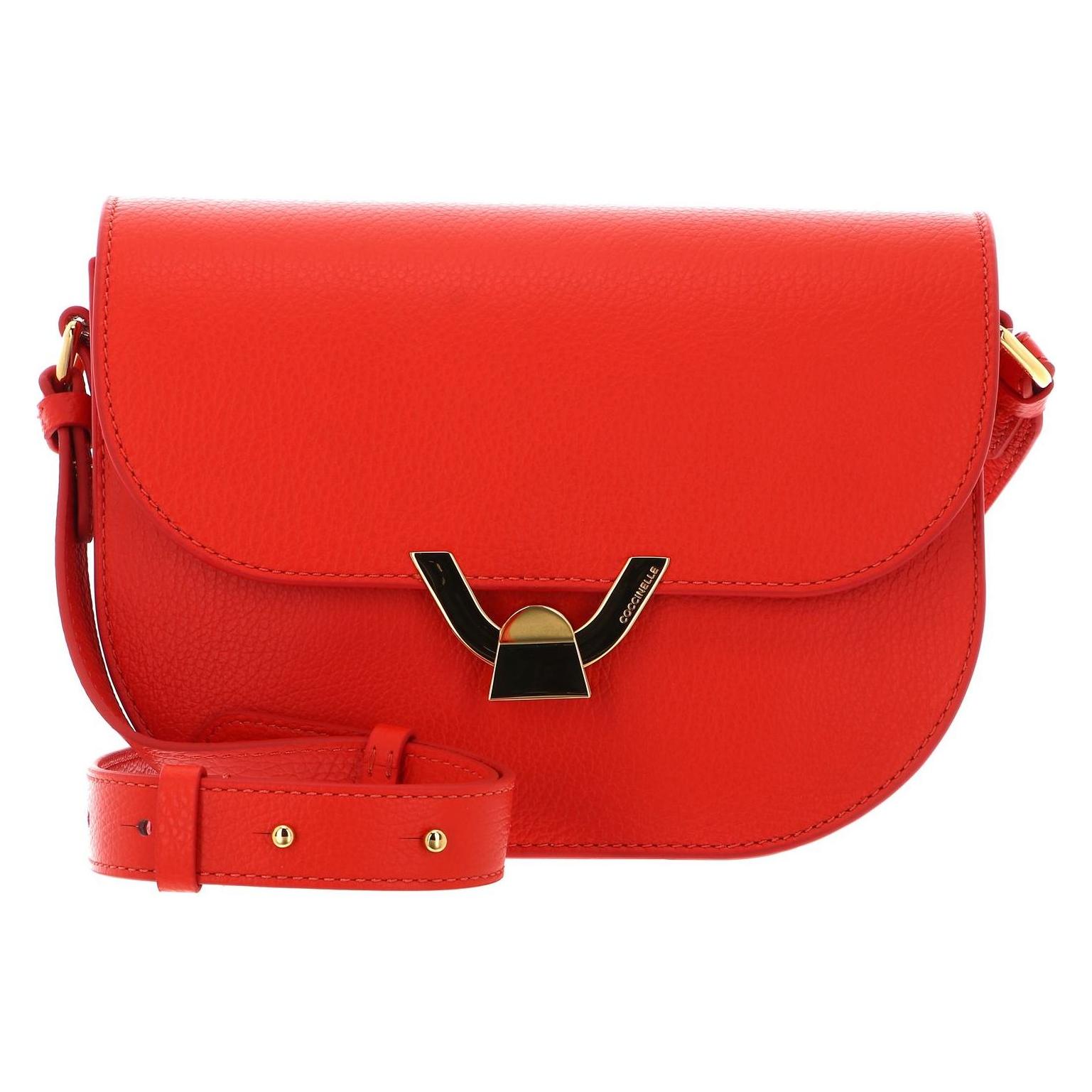 Coccinelle, Damen, Handtasche, Dew Crossbody Grained Leather, Orange