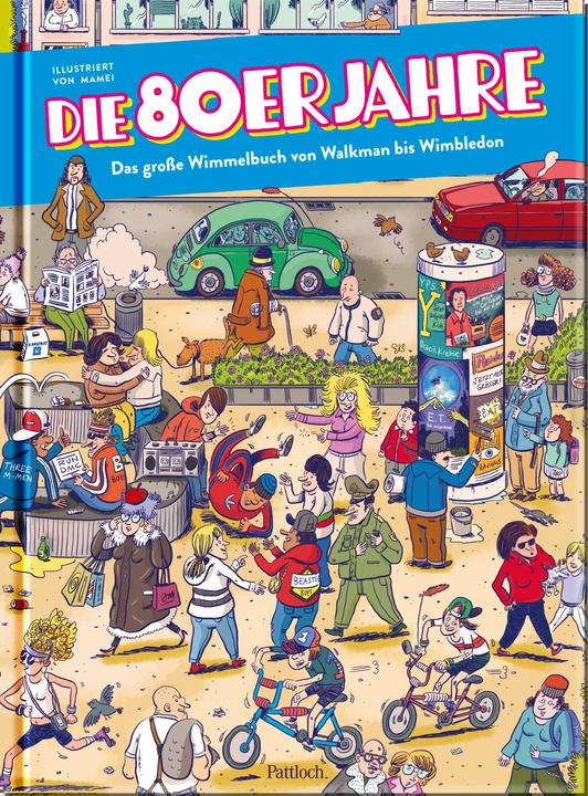 Actual product image Die 80er Jahre - Das grosse Wimmelbuch von Walkman bis Wimbledon (German, Marian Meinhardt-Schönfeld, 2024)
