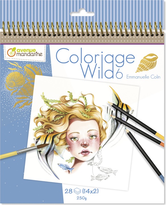 Immagine prodotto Avenue Mandarine Libro da colorare Coloriage Wild