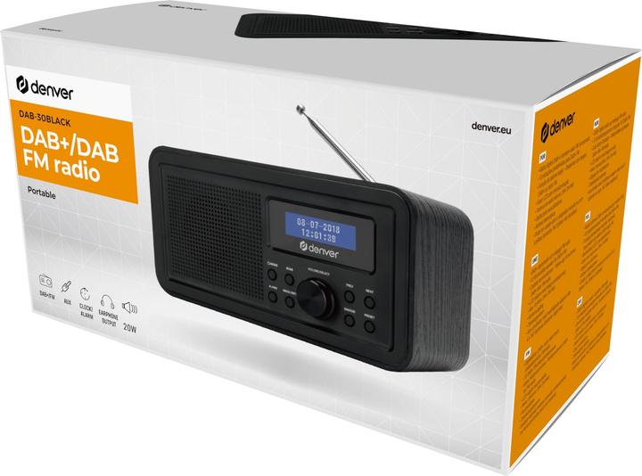 Image du produit Denver DAB-30 (DAB+ DAB, FM)