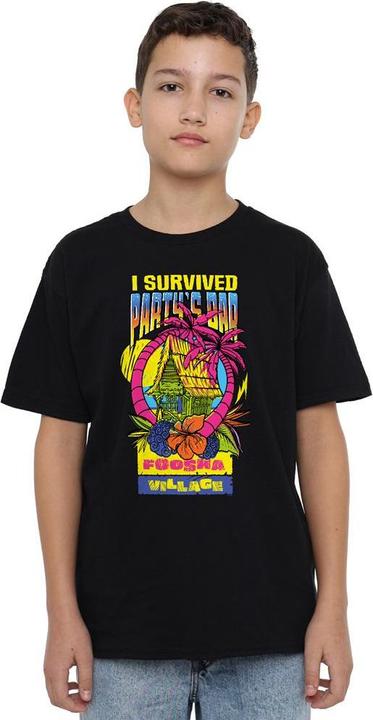 Actual product image One Piece Childrens/Kids I Survived Party's Bar T-Shirt (128)