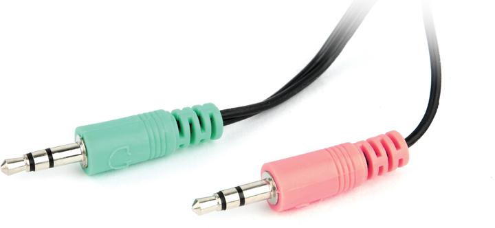 Produktbild Gembird MHS-123 Binaural Kopfband Schwarz Headset (Kabelgebunden)