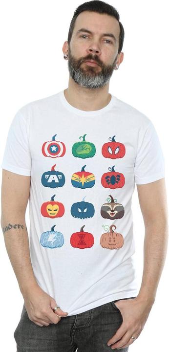 Immagine prodotto Avengers Pumpkin Icons Maglietta Uomo (L)