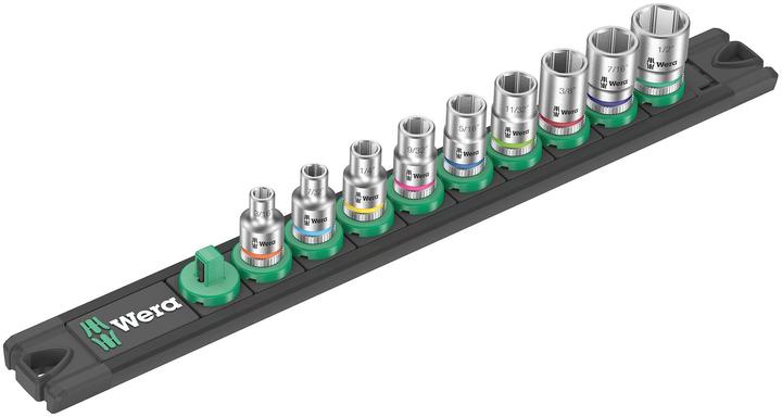 Wera Dopsleutelset, 1/4″ aandrijving, inch, 9 stuks