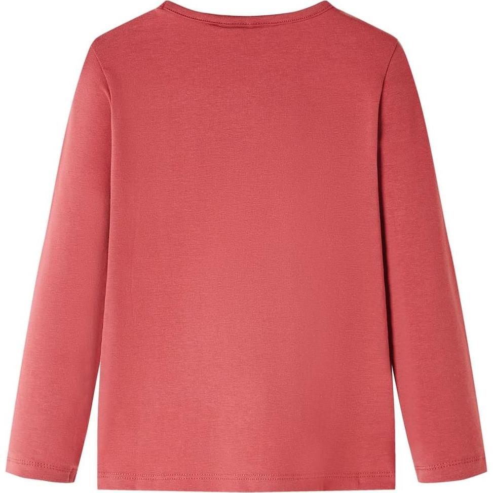 Thumbnail - VidaXL, Jungen, Shirt, Kinder-Langarmshirt Dunkelrosa 92,Material: 95 % Baumwolle, Rosa, (92)
