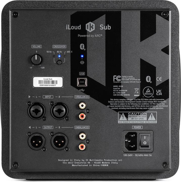 Image du produit IK Multimedia iLoud Sub - Studio Subwoofer mit einer tiefen (Actif, 1 pièce)