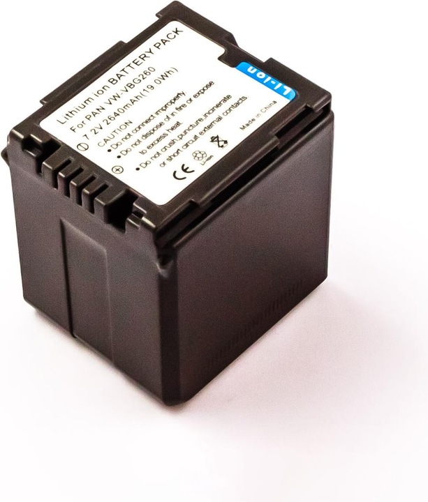 Actual product image AGI 3838 camera/camcorder battery Lithium-Ion (Li-Ion) 2640 mAh (Rechargeable battery)