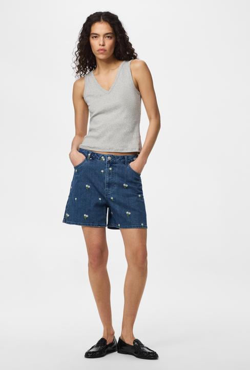 Image du produit Pieces Pcflora Hw Denim Emb Shorts Noos (M)