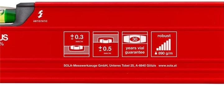 Actual product image Sola POZIOMNICA BIG RED 120cm 0.3mm/m (120 cm)