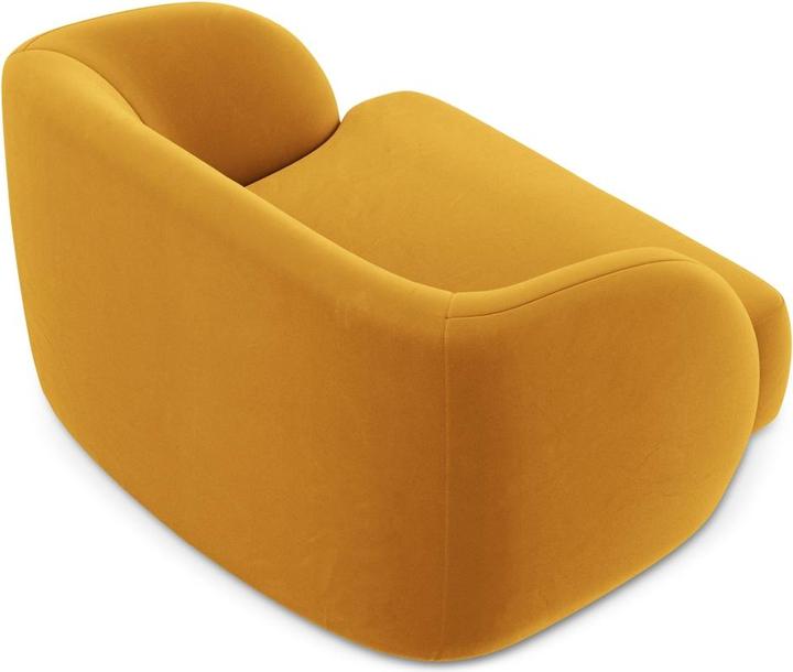 Actual product image Micadoni Bouclé Armchair, "Miley", 1 Seat, 103x90x70Made in Europe