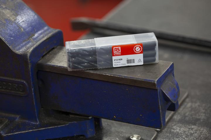 Actual product image RS PRO Black jobber drill10.0mm (10 millimetres)