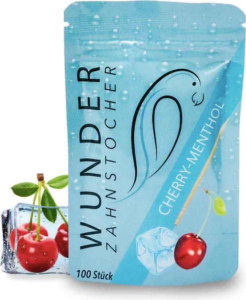 Wunder Zahnstocher Zahnstocher mit Geschmack Refill Kirsche-Menthol (100x)
