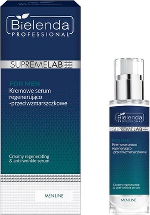 Bielenda Professional Supremelab Men Line Creamy Face Serum Regenerating And Anti-Wrinkle 30Ml (30 ml)