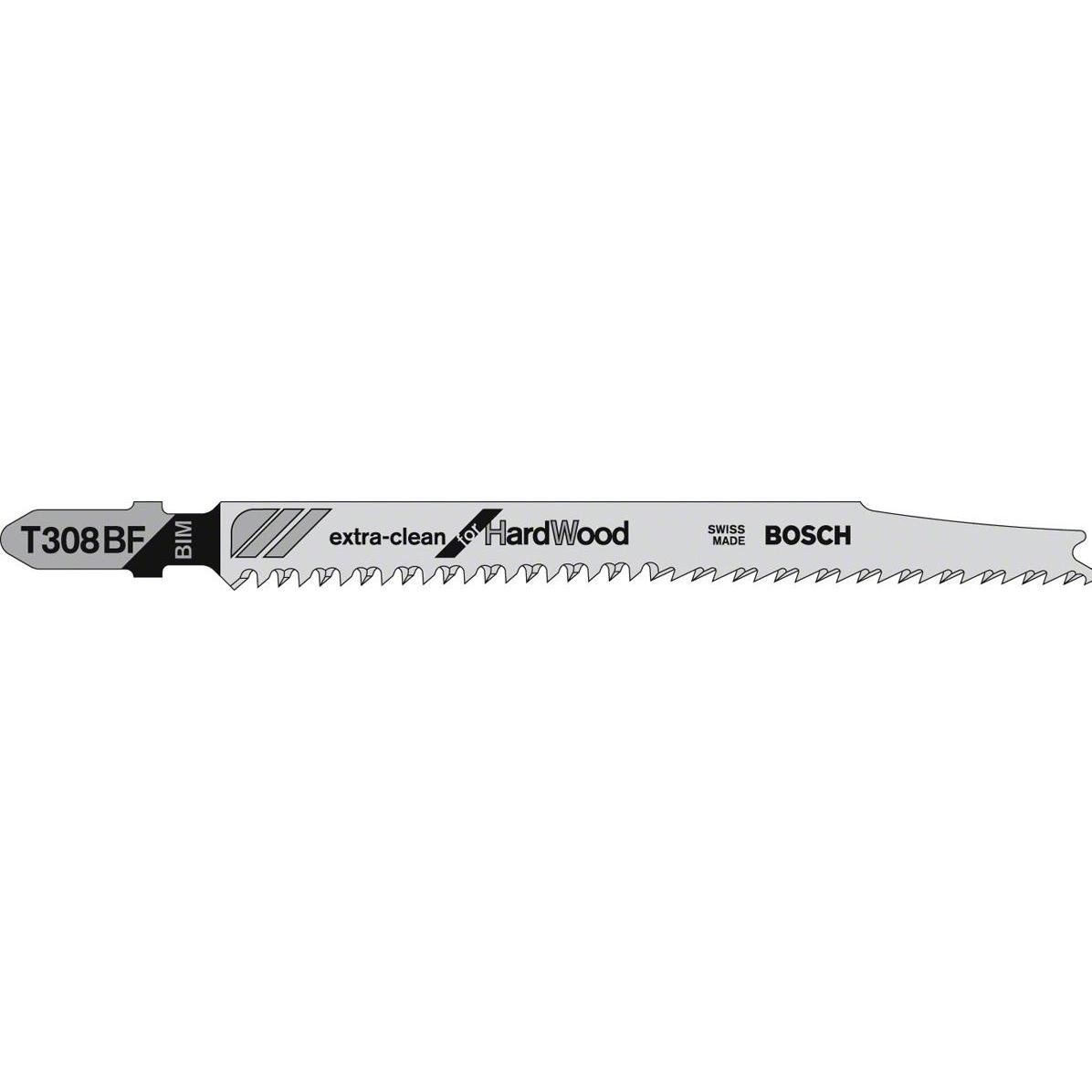 Bosch Professional Zubehör, Sägeblatt, Stichsägeblatt HCS, T 308 B Ac