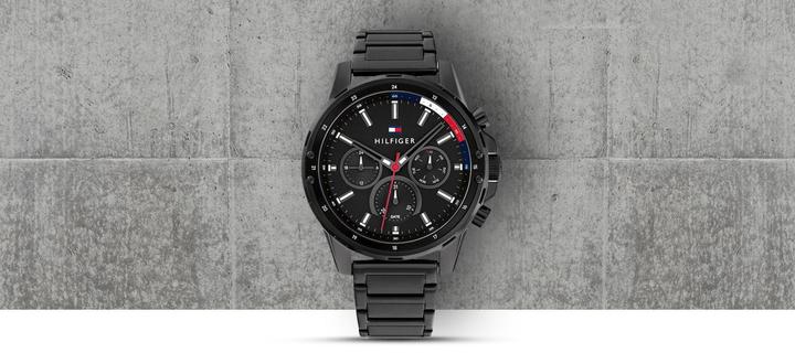Productafbeelding Tommy Hilfiger Mason herenhorloge 1791935 + BOX (Chronograaf, 190 mm)
