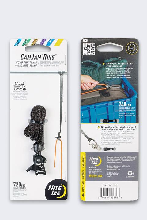 Actual product image Nite Ize CamJam Ring Cord Tightener + Webbing Sling - Small