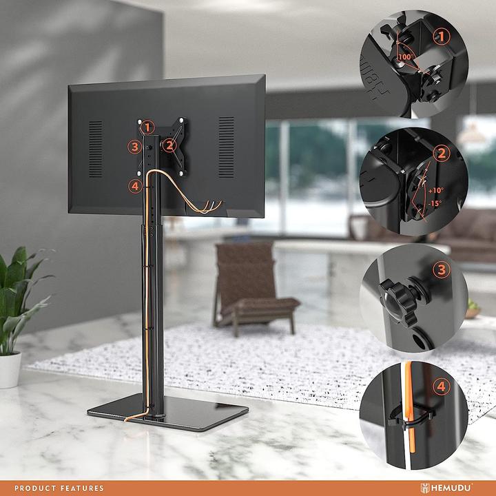 Produktbild Hemudu Universal TV-Ständer (Universal, 43", 45 kg)