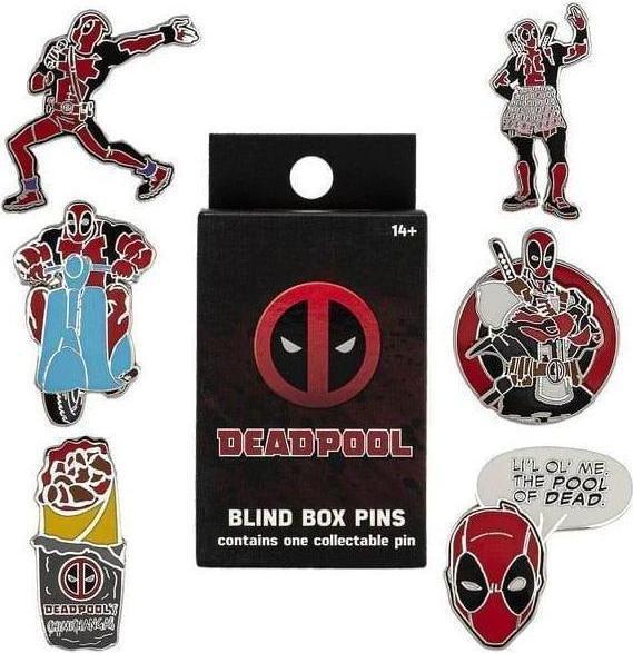 Produktbild Funko Marvel Loungefly Ansteck-Pins Blind Box Sortiment Deadpool (12)