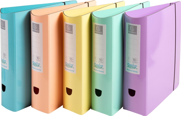 Rouge corail, Vert pâte, Jaune pastel, Bleu pâte, pastel-mauve