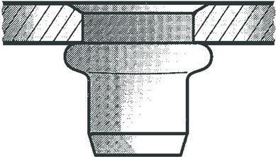 Actual product image Gesipa Blind rivet nut