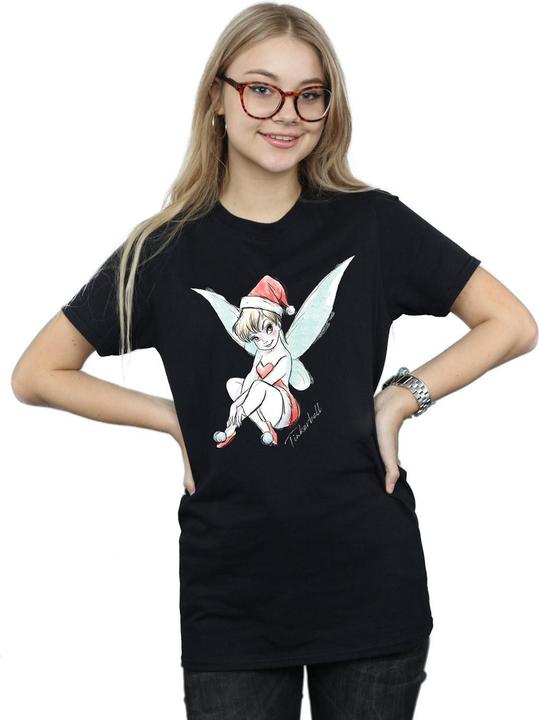 Immagine prodotto Disney Tinkerbell Christmas Fairy Maglietta Ampia Donna (L)
