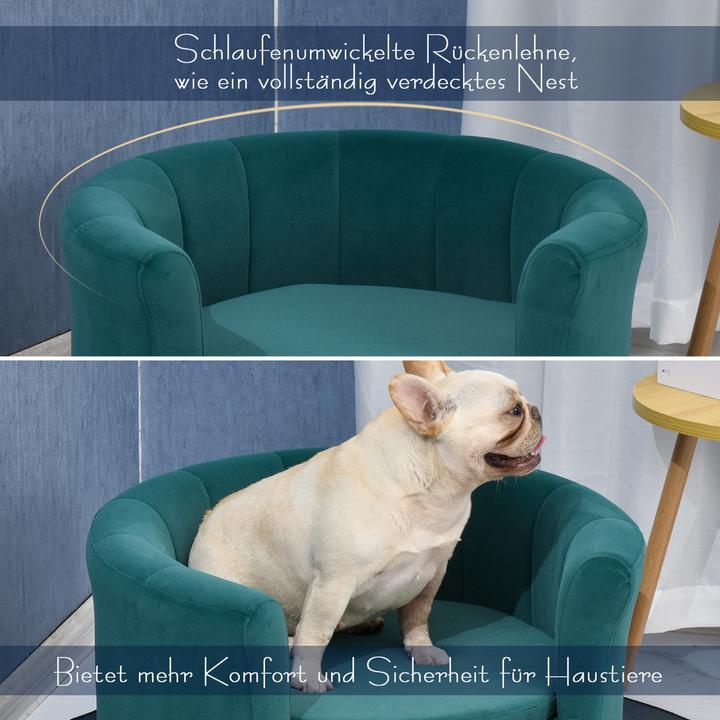 Image du produit PawHut Canapé pour chien recouvert d'un tissu moelleux (Chien)