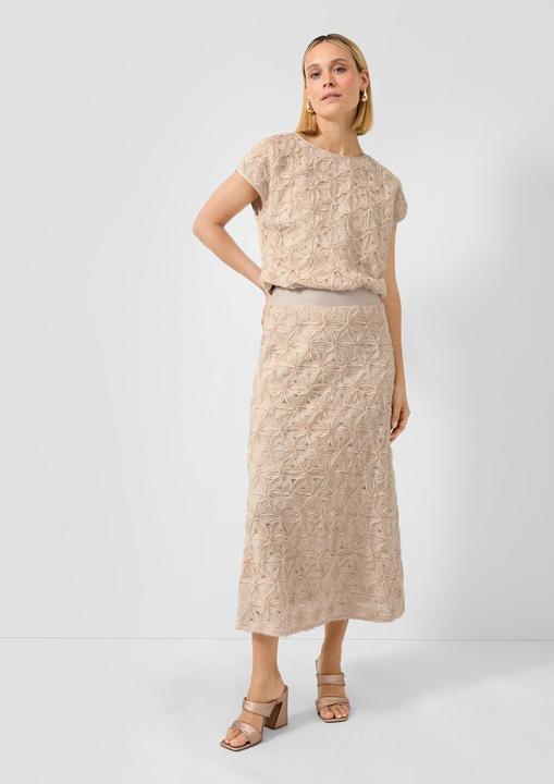 Produktbild s.Oliver Rock Plissierter Rock aus Polyester mit Viskosefutter (36)