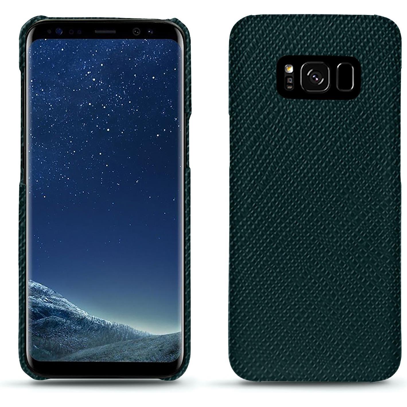 Noreve Lederschutzhülle (Samsung Galaxy S8), Smartphone Hülle, Grün
