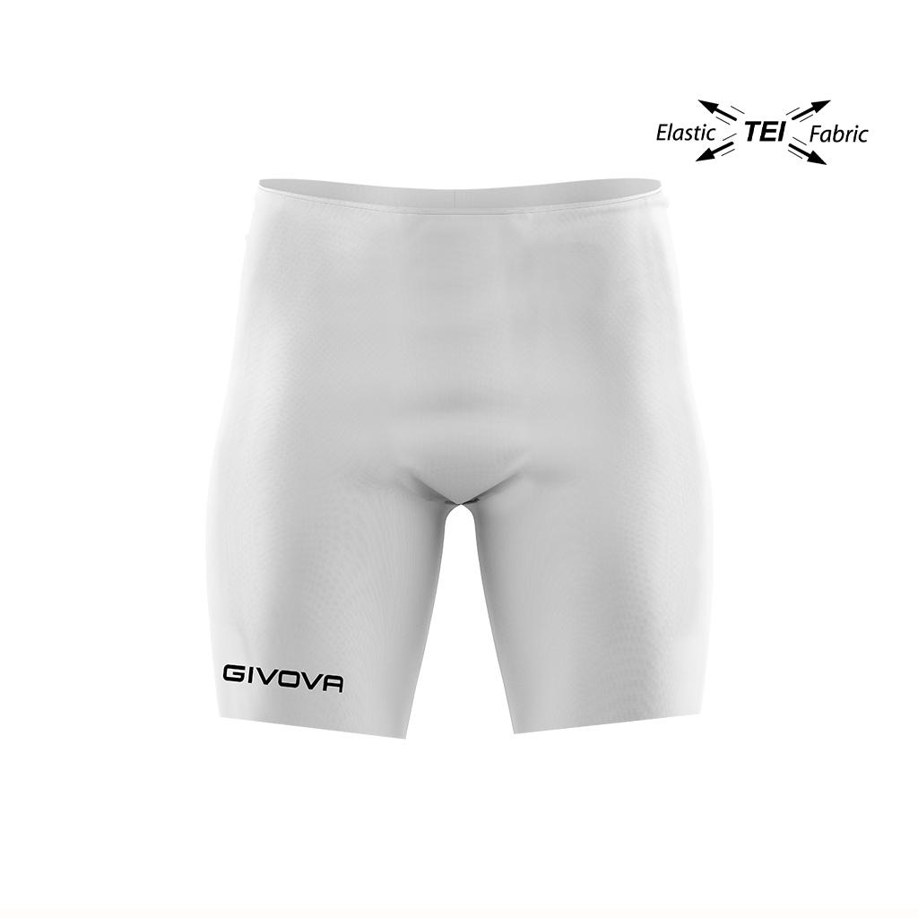 Givova, Unisex, Pantaloni Da Ciclismo, Ciclisti (L), Bianco