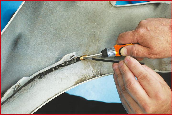 Actual product image KS Tools Battery plastic repair kit