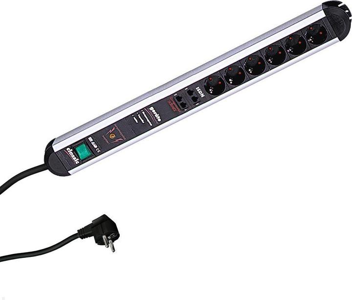 Actual product image Bachmann PRIMO - Power strip - AC 250 V (6 x, CEE 7/3, 1.75 m)